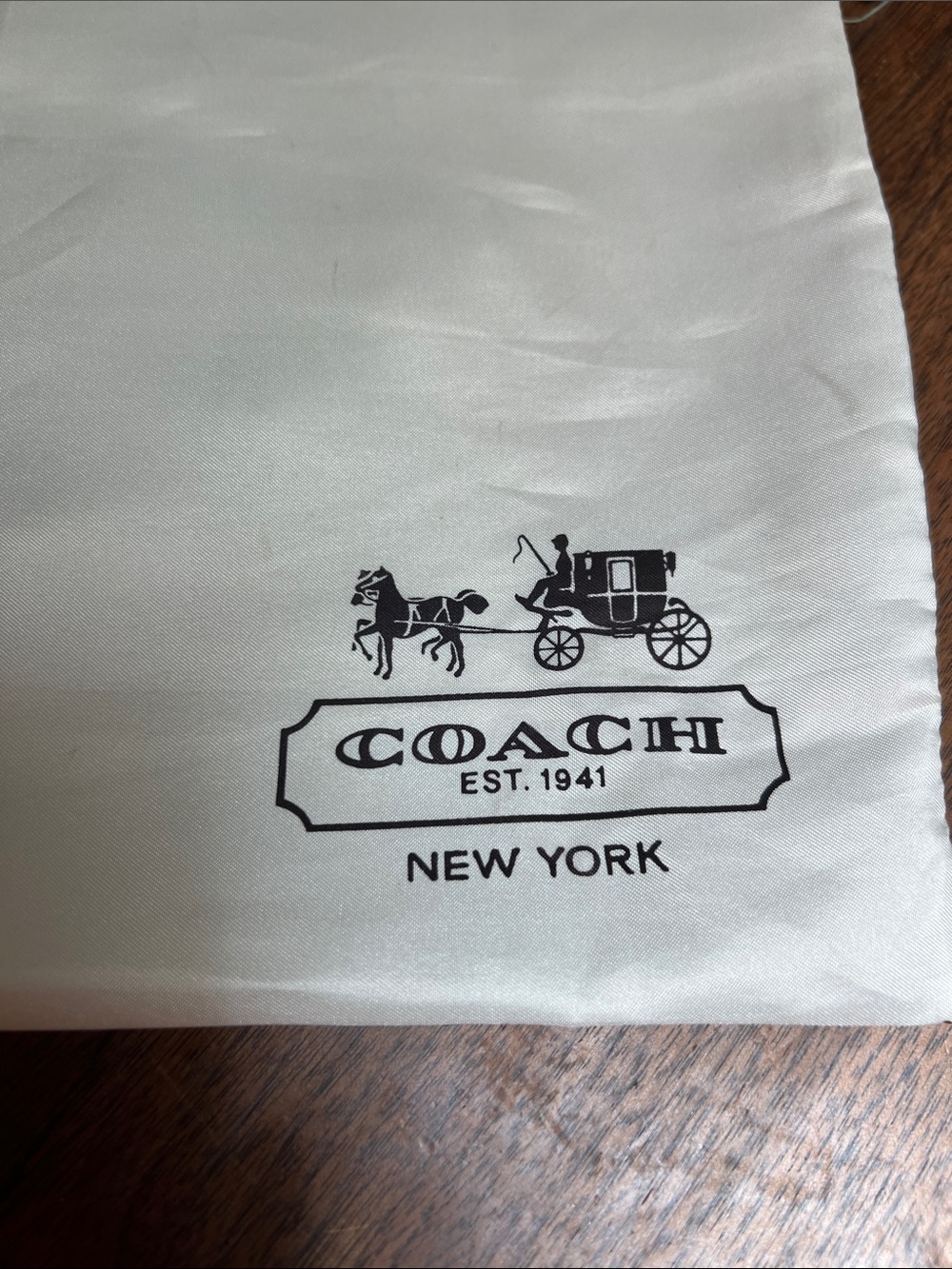 Coach Drawstring Dust Bag - Picture 2 of 5